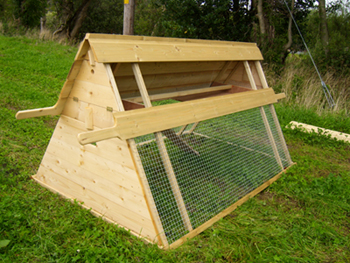 A chicken coop for your own back garden